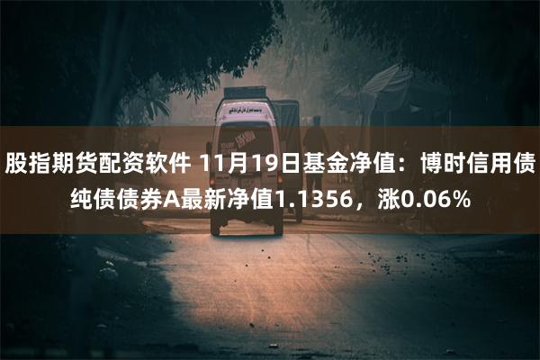 股指期货配资软件 11月19日基金净值：博时信用债纯债债券A最新净值1.1356，涨0.06%